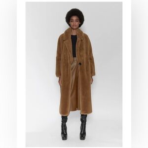 ZARA NWT FAUX FUR COAT